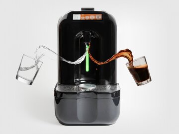 قهوه‌سازی که نیاز به آب ندارد!