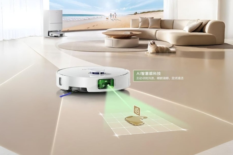 این جاروبرقی جدید «چشم هوشمند» دارد