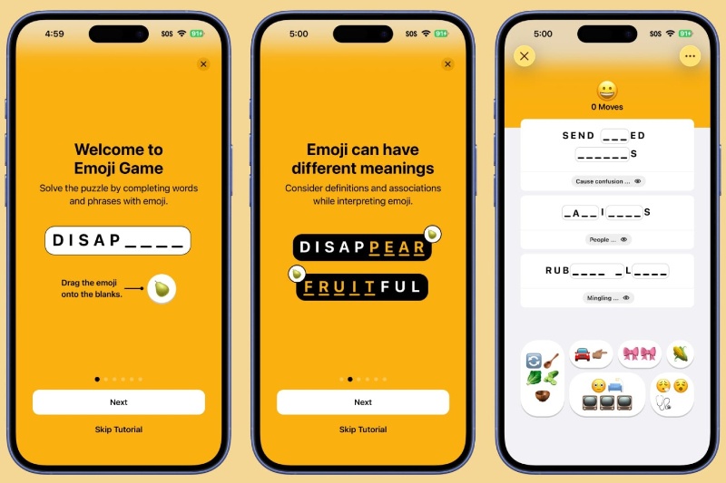 بازی جدید آیفون منتشر شد؛ سرگرمی با پازل و ایموجی