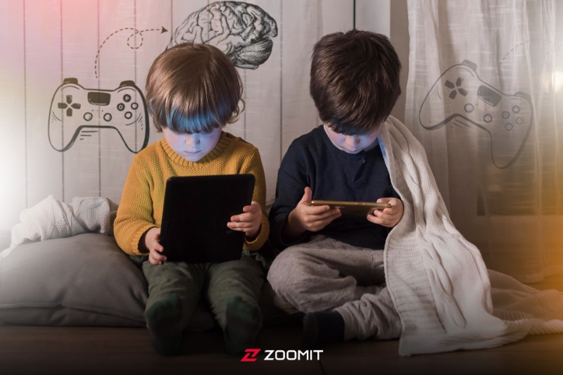 بازی های گوشی و کامپیوتر برای کاهش استرس کودکان