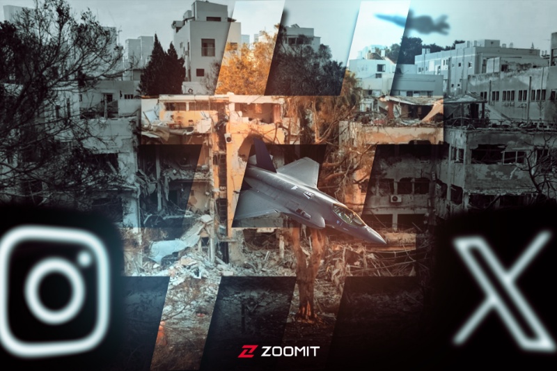 توپ، تانک، هشتگ؛ وقتی ایکس و اینستاگرام آرایش جنگی میگیرند