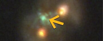 ثبت لحظه تولد یک سیاهچاله کلان‌جرم برای اولین بار / عکس