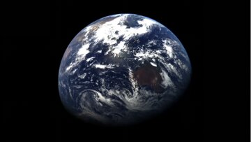 شکار لحظه‌های نادر؛ زمین و ماه از نگاه دوربین فضایی چینی تیان‌ون-۲ /فیلم