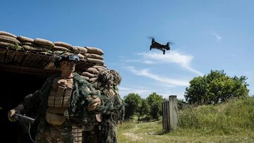 عکس | این ریزپرنده شکارچی پهپاد است