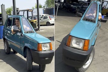 عکس | باریک‌ترین خودروی جهان