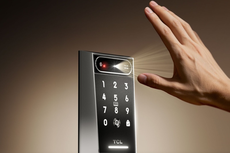 قفل در هوشمند TCL با اسکن کف دست باز می‌شود