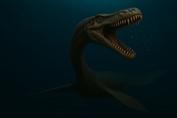 هیولای ۱۲ متری، شکارچی پرسه‌زن اعماق اقیانوس / عکس