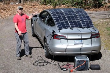 خداحافظی با هزینه بنزین و شارژ خودرو / ایده‌ عجیبی که نگاه‌ها را خیره کرد