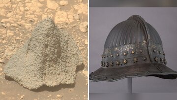 در مریخ پیدا شد / کلاه‌خود قرون وسطی در سیاره سرخ چه می‌کند؟