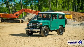 عکس | تویوتا لندکروزر کلاسیک با موتور ۸ سیلندر ساخت جنرال موتورز