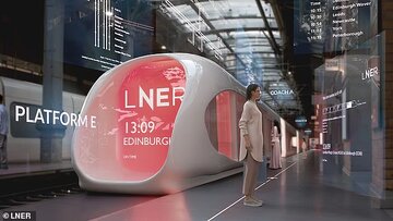 قطارها در ۵۰ سال آینده چه ظاهری پیدا می‌کنند؟