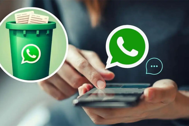 آموزش خالی کردن سطل زباله مخفی واتس‌اپ در اندروید