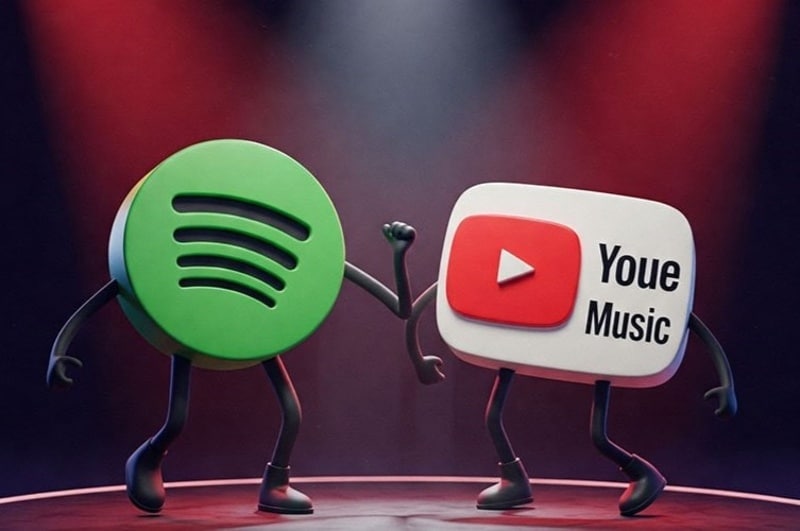 ایران اسپاتیفای: تفاوت یوتیوب موزیک و اسپاتیفای