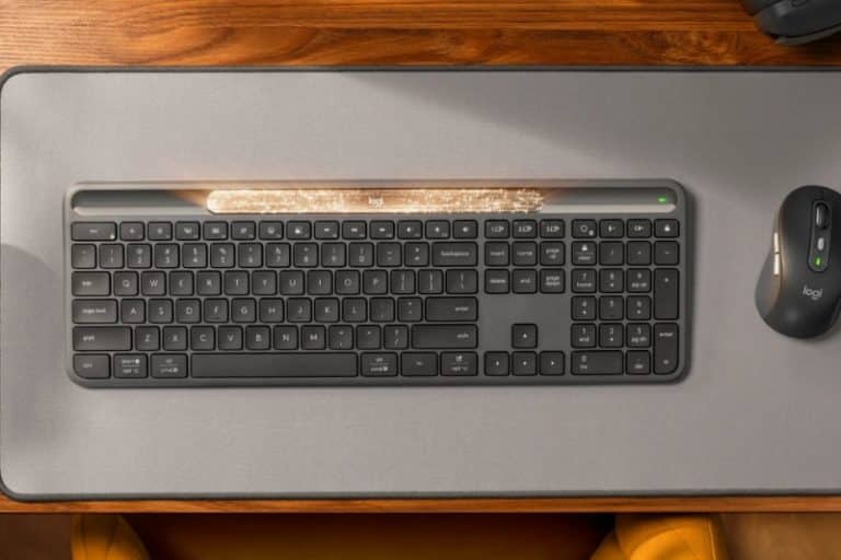 این کیبورد بی‌سیم مدرن با نور لامپ شارژ می‌شود!