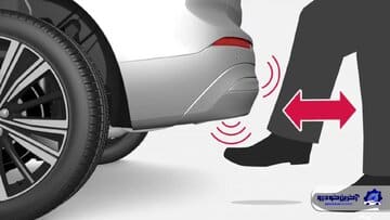 باز کردن صندوق عقب با پا / کیک سنسور چیست؟