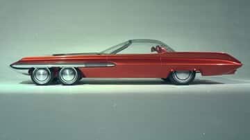 خودروی شش چرخ با پیشرانه هسته‌ای / نمایش آینده در ۶۰ سال پیش / عکس