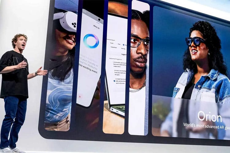 معرفی عینک‌های هوشمند متا ری‌بن دیسپلی در کنفرانس Connect ۲۰۲۵