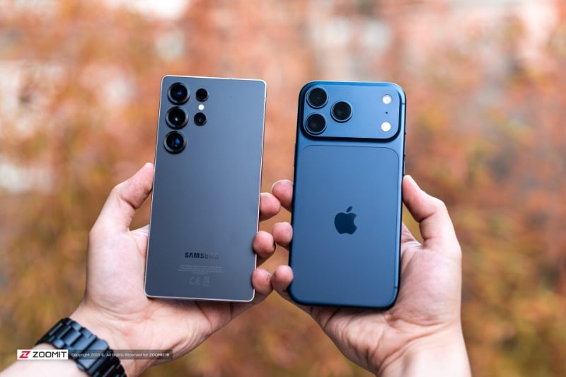 مقایسه دوربین آیفون ۱۷ پرو مکس و گلکسی S25 اولترا؛ جدال هیجانانگیز رقبای آمریکایی و کرهای