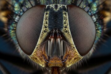 مگس‌ها چگونه دنیا را می‌بینند؟