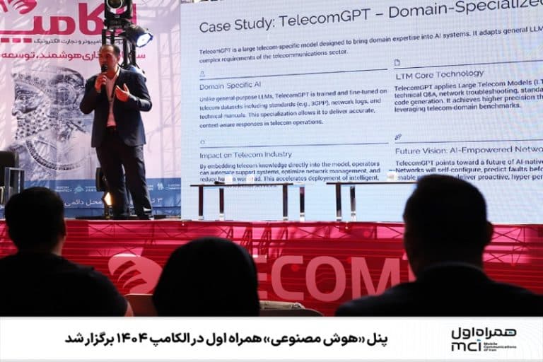 همراه اول در الکامپ: نمایش کاربردهای هوش مصنوعی در تلکام، پزشکی و کشاورزی