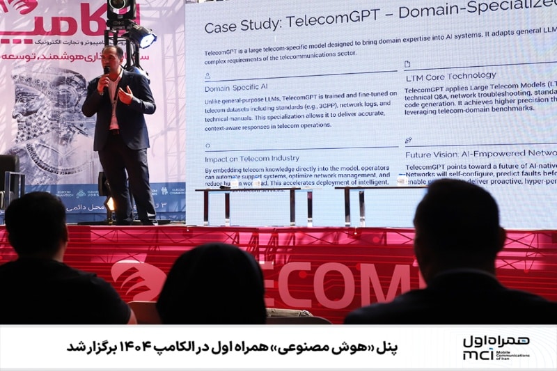 همراه اول در الکامپ: نمایش کاربردهای هوش مصنوعی در تلکام، پزشکی و کشاورزی