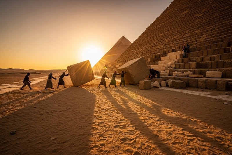 از فرازمینی‌ها تا مردم آتلانتیس؛ عجیب‌ترین نظریه‌ها درباره ساخت اهرام مصر