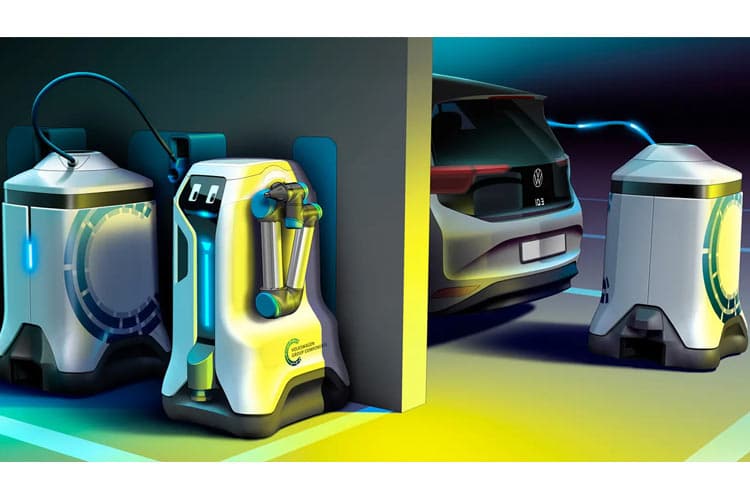 ربات شارژر هوشمند خودروهای برقی در چین آزمایش شد