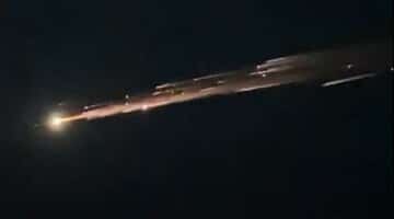 سقوط تماشایی ماهواره‌های استارلینک