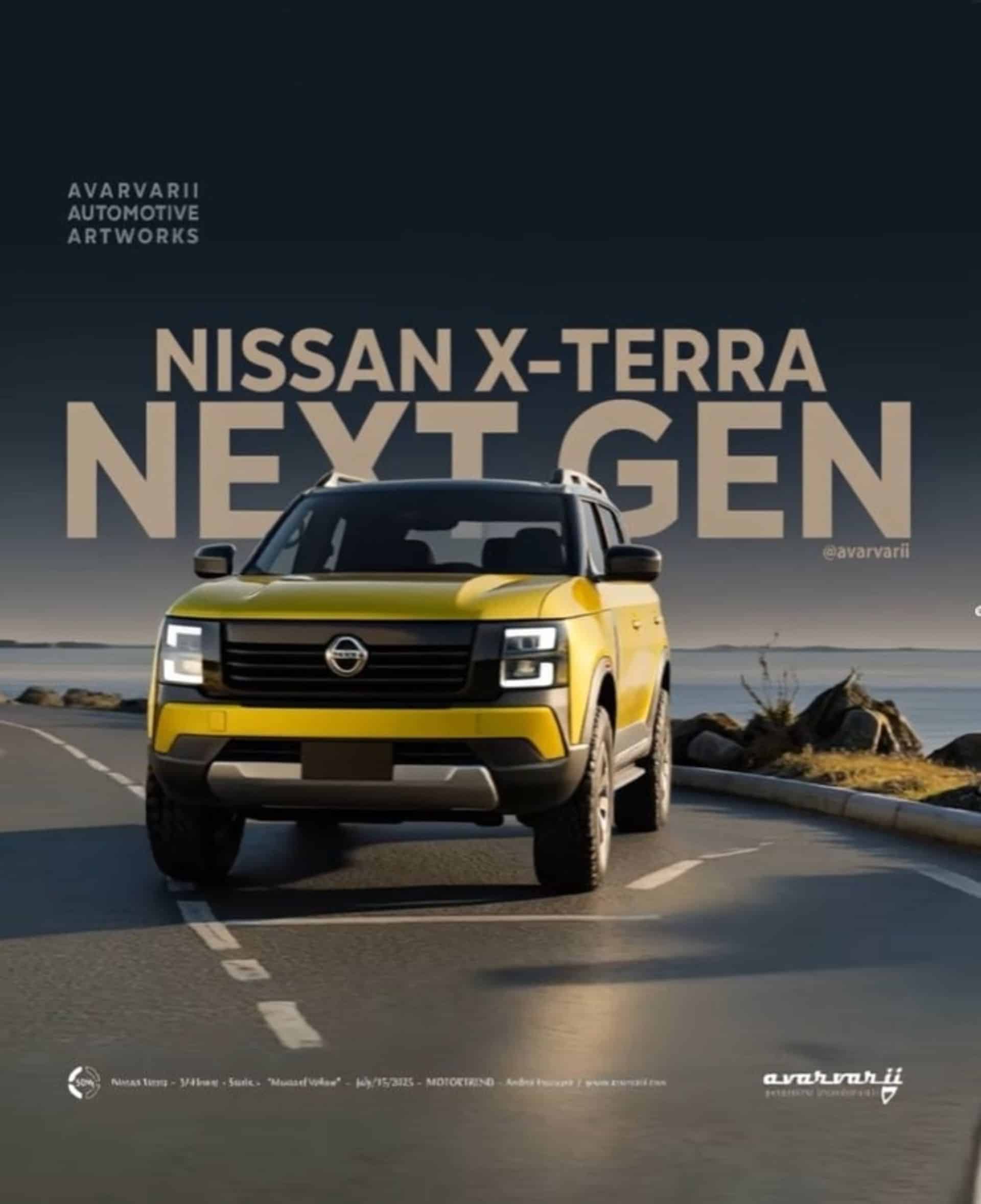 رندر نمای جلو خودرو نیسان رونیز