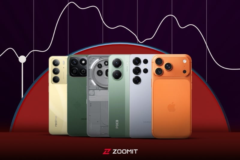 قیمت گوشی امروز ۱۵ مهر؛ ثبات در میان‌رده‌ها، نوسان در پرچمداران