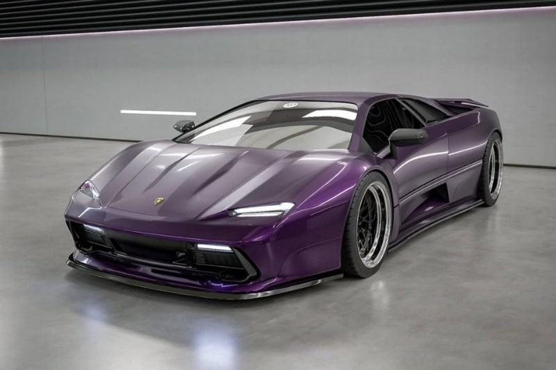 لامبورگینی دیابلو با طراحی مدرن؛ چه میشود اگر خودرو افسانهای احیا شود؟