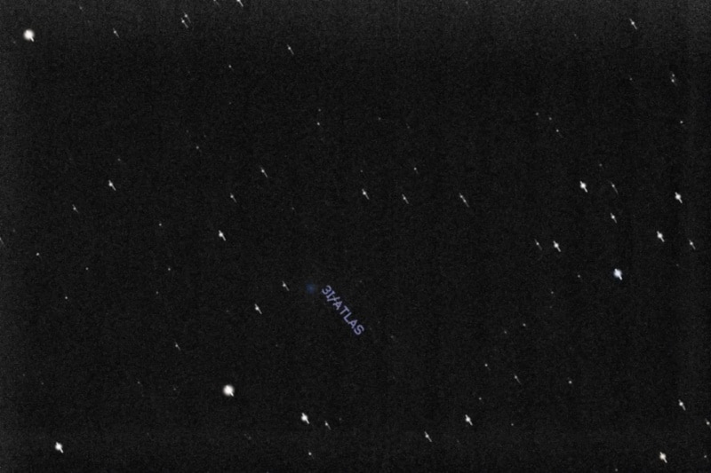 مریخ‌نورد پرسویرنس ناسا احتمالاً دنباله‌دار مرموز اطلس را از سطح مریخ رصد کرده است