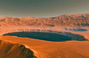 کشف شواهد تازه از وجود دریایی عظیم در مریخ