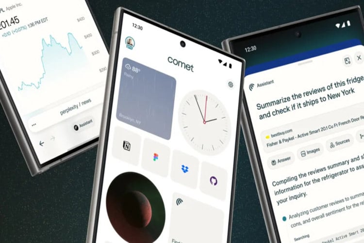 مرورگر هوش مصنوعی «کامت» Perplexity اکنون برای اندروید در دسترس است