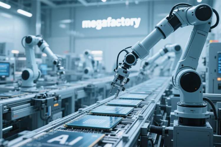 همکاری سامسونگ و انویدیا برای ساخت «مگاکارخانه هوش مصنوعی» و تحول در تولید نیمه‌هادی‌ها