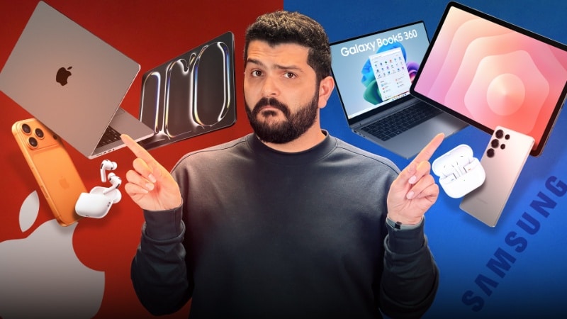 اپل یا سامسونگ؛ کدامیک اکوسیستم کاملتری دارد؟ + ویدیو