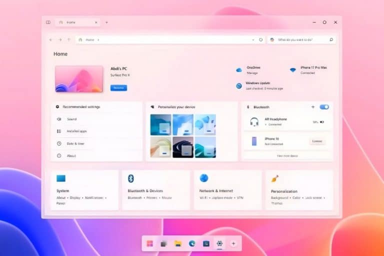 این نسخه شیشه‌ای ویندوز است؛ کانسپت مدرن و دوست‌داشتنی