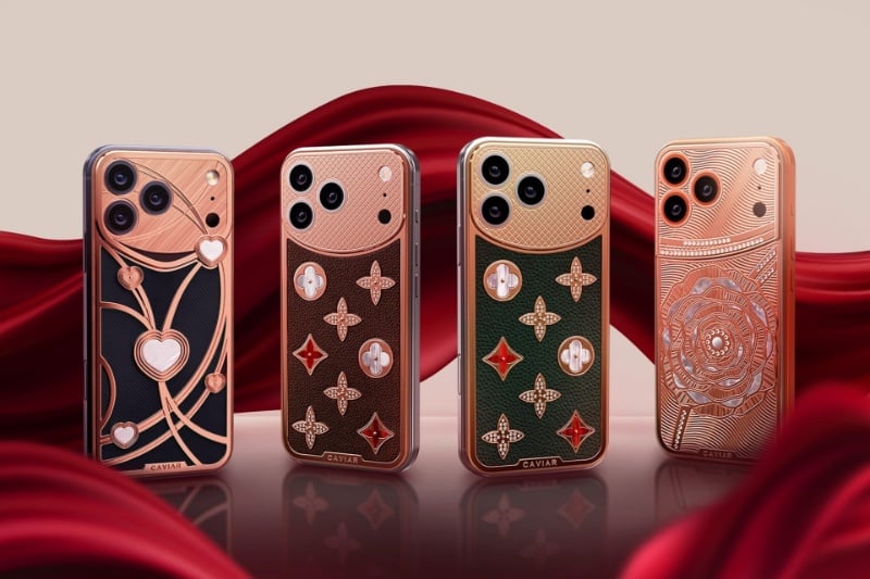 مدل سفارشی آیفون ۱۷ پرو با تم عشق رونمایی شد