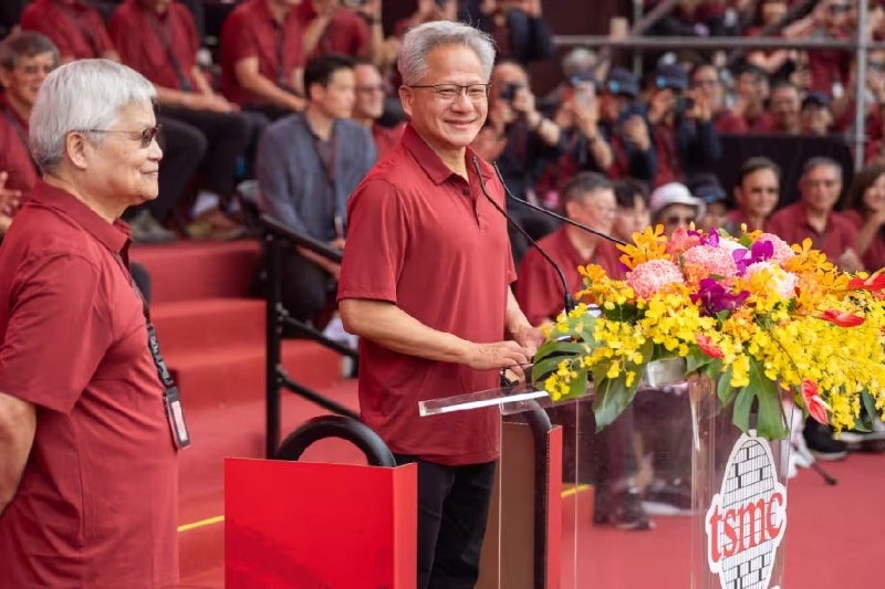 مدیرعامل ارزشمندترین شرکت دنیا، برای پنجمین بار در یک سال به تایوان رفت