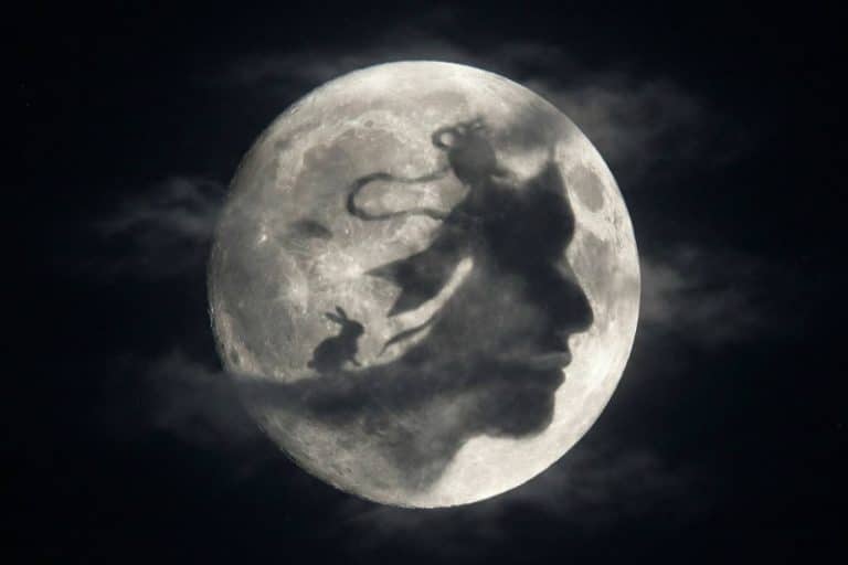 مرد، خرگوش یا الهه؛ چرا مردم روی ماه صورت‌های آشنا می‌بینند؟