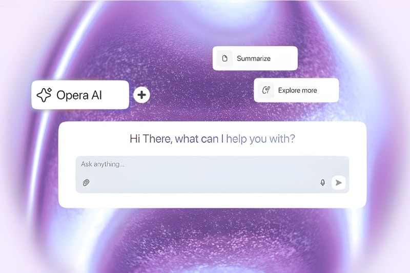 مرورگرهای خانواده اپرا با هوش مصنوعی سوپرشارژ شدند