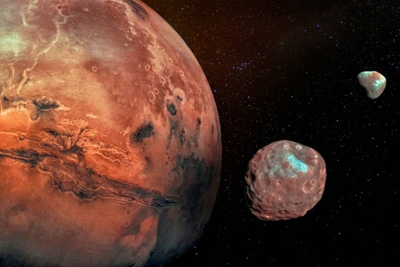کشف آثار جزرومد در مریخ؛ آیا سیاره سرخ زمانی قمری غولپیکر داشته است؟