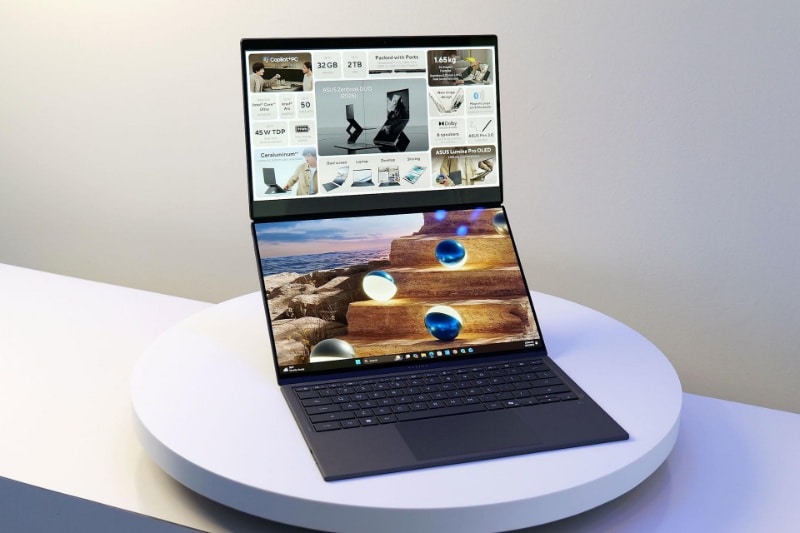 بازطراحی دراماتیک لپتاپ دونمایشگره ایسوس؛ ذنبوک دوئو ۲۰۲۶ معرفی شد