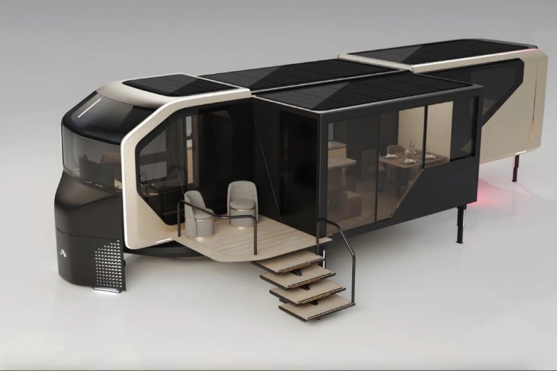 خانه هوشمند متحرک؛ تریلر مسافرتی پینینفارینا رونمایی شد