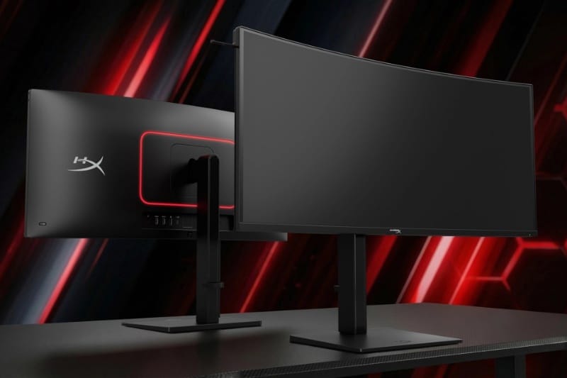 مانیتور ۳۶۰ هرتز خمیده هایپر ایکس، یکی از تماشاییترین محصولات امسال است