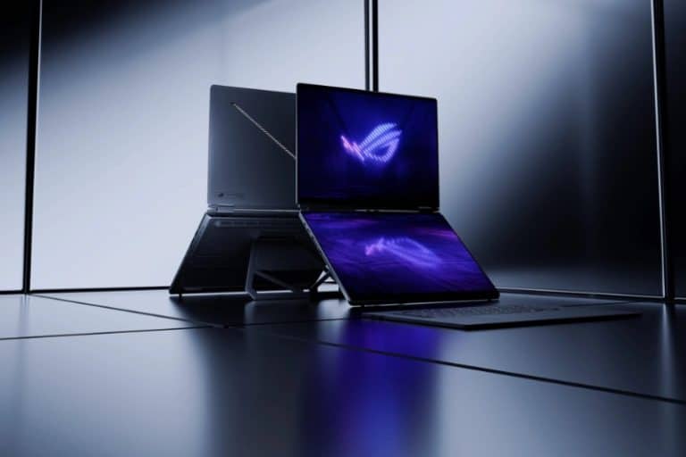 مهندسی خیرهکننده ایسوس؛ این لپتاپ عجیب، دو نمایشگر بزرگ دارد