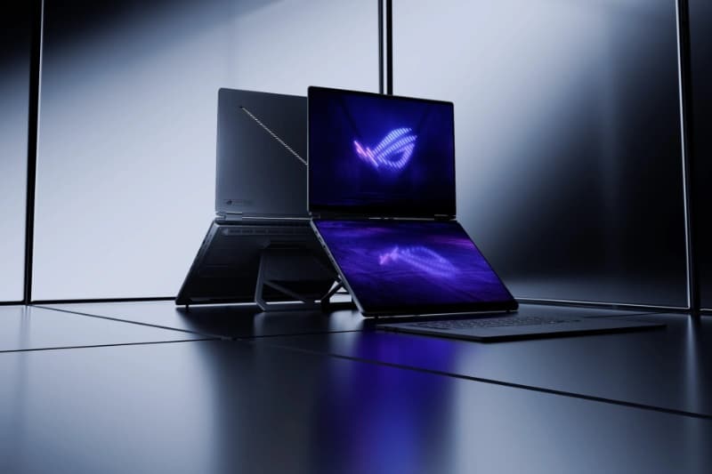 مهندسی خیرهکننده ایسوس؛ این لپتاپ عجیب، دو نمایشگر بزرگ دارد