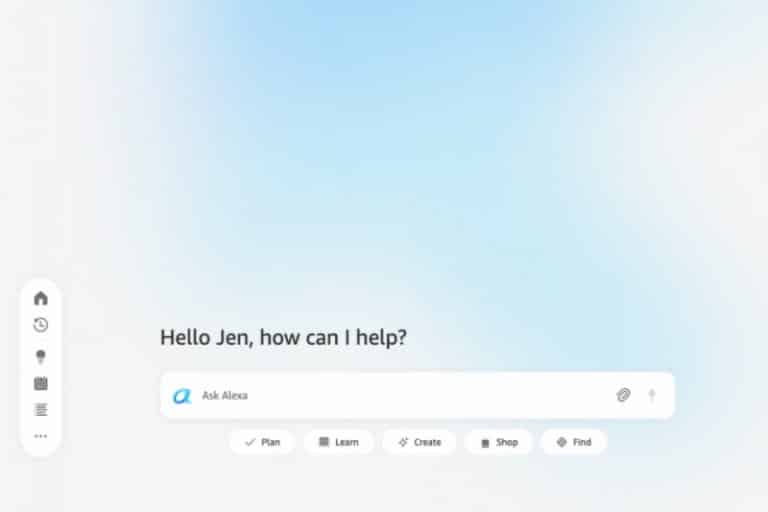 نسخه وب هوش مصنوعی الکسا پلاس سرانجام منتشر شد