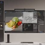 این مانیتور ژاپنی، پنل باکیفیت و طراحی بسیار جذابی دارد