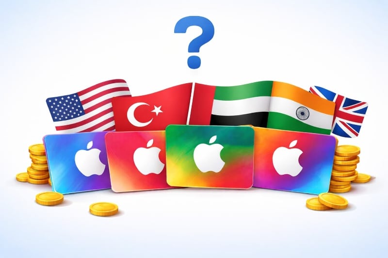 تفاوت ریجن‌های گیفت کارت اپل؛ کدام را از گیفت تو بخریم؟